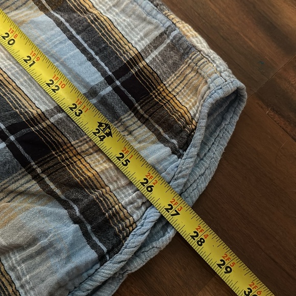 Unionbay Men Plaid Quilted 100% Cotton Long Sleeve Button Down Hooded Shirt sz L - Picture 10 of 11